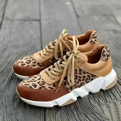 Runa™ | Zapatillas con estampado de leopardo – Ligeras, estilosas y transpirables