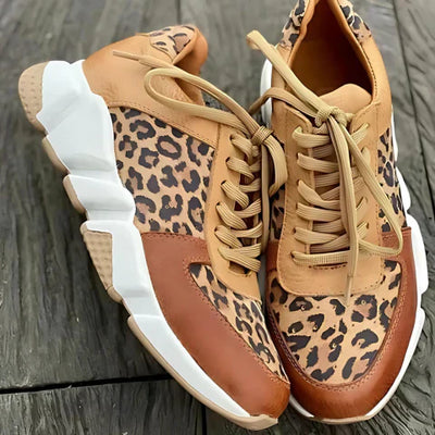 Runa™ | Zapatillas con estampado de leopardo – Ligeras, estilosas y transpirables