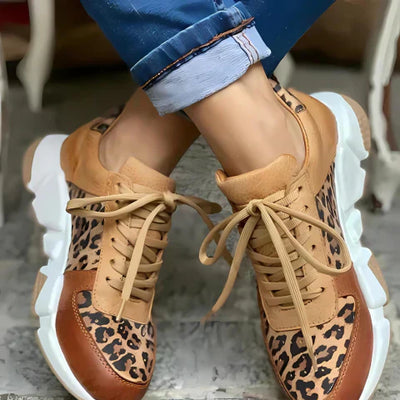 Runa™ | Zapatillas con estampado de leopardo – Ligeras, estilosas y transpirables