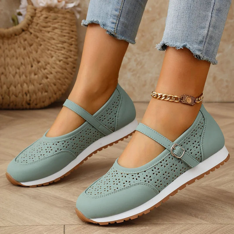 Amelina™ | Zapato de piel transpirable – Libertad y suavidad para tus pies