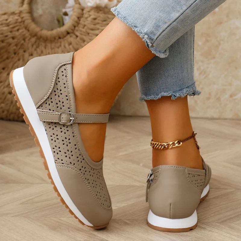 Amelina™ | Zapato de piel transpirable – Libertad y suavidad para tus pies