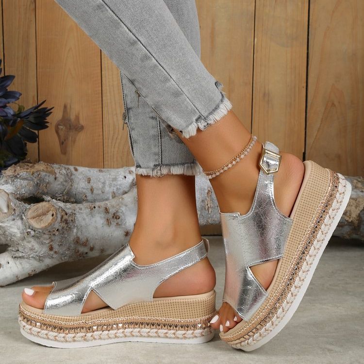 Mylène™ | Sandalia ortopédica con tacón cómodo y elegante