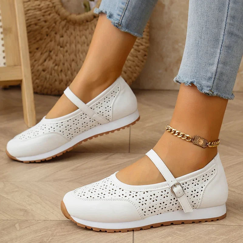 Amelina™ | Zapato de piel transpirable – Libertad y suavidad para tus pies