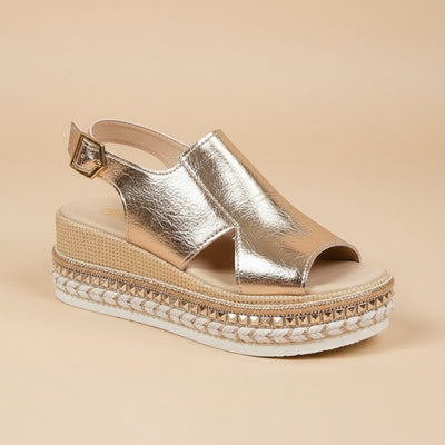 Mylène™ | Sandalia ortopédica con tacón cómodo y elegante