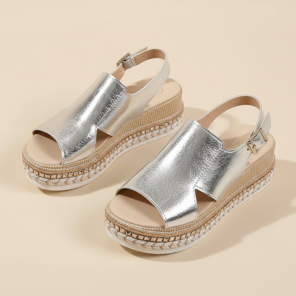 Mylène™ | Sandalia ortopédica con tacón cómodo y elegante