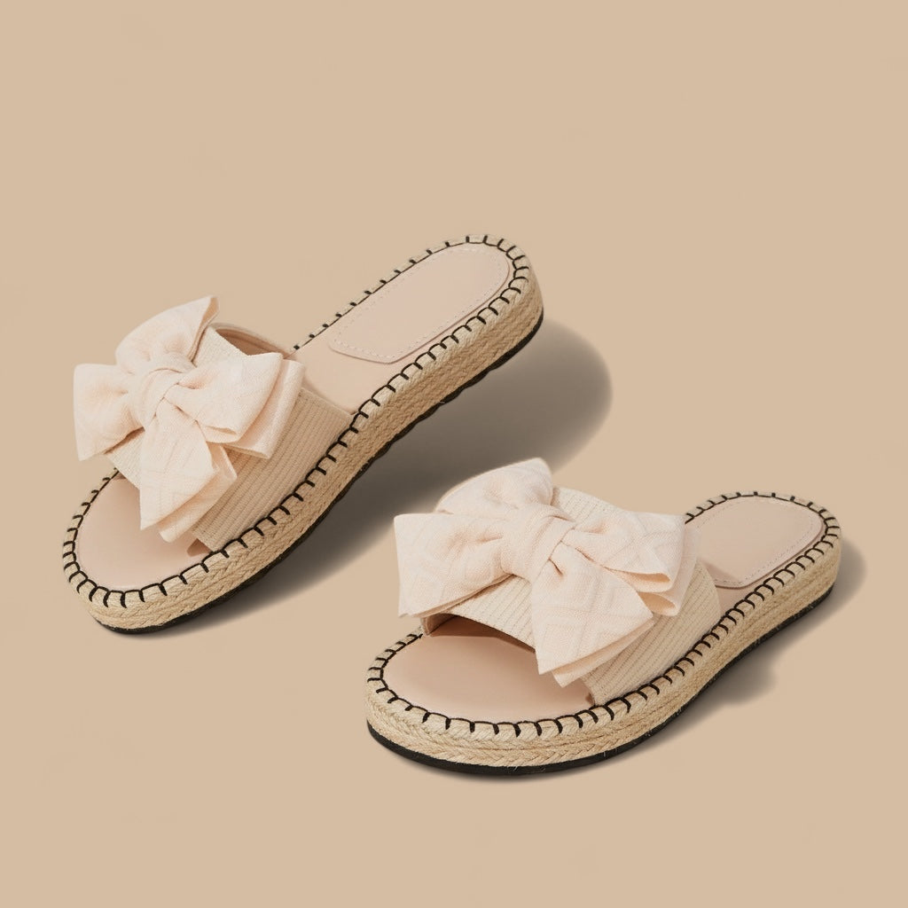 Noelí™ | Sandalia con lazo elegante – Para días de verano con estilo