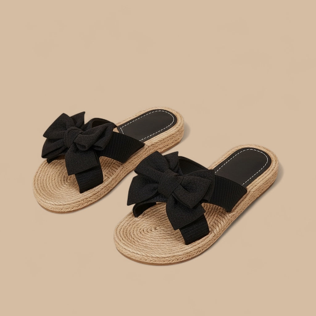 Noelí™ | Sandalia con lazo elegante – Para días de verano con estilo