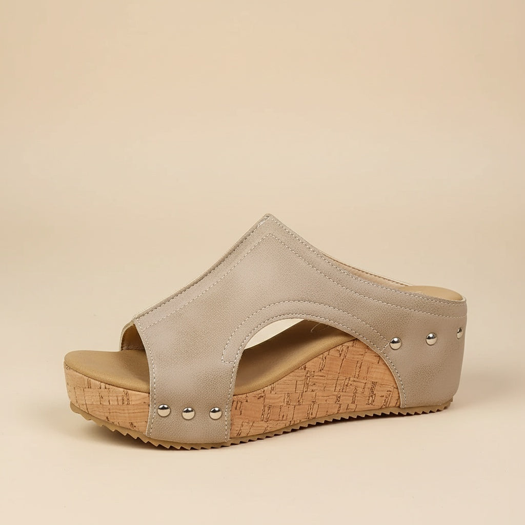 Noemí™ | Sandalia de cuña con suela cómoda – Elegante, fresca y sorprendentemente suave