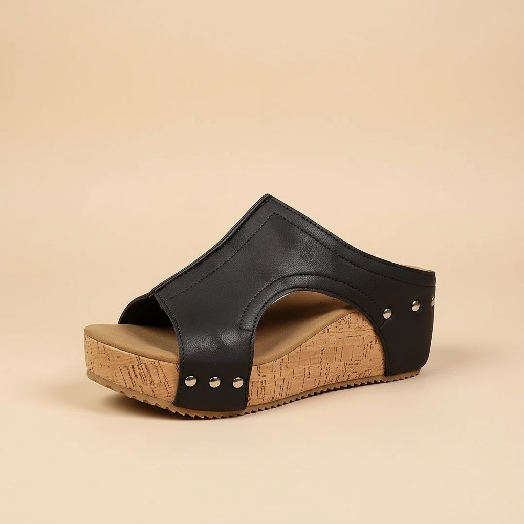 Noemí™ | Sandalia de cuña con suela cómoda – Elegante, fresca y sorprendentemente suave