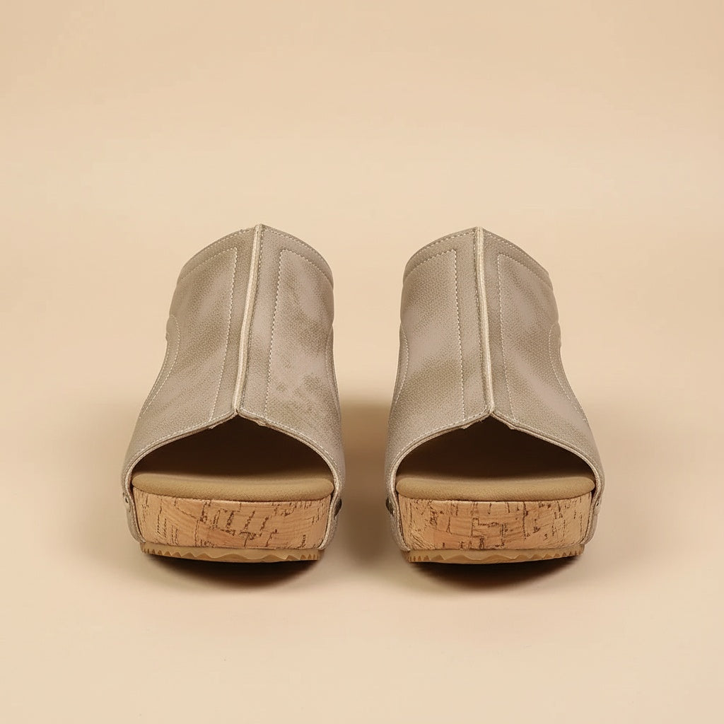 Noemí™ | Sandalia de cuña con suela cómoda – Elegante, fresca y sorprendentemente suave