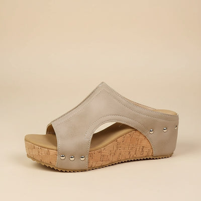 Noemí™ | Sandalia de cuña con suela cómoda – Elegante, fresca y sorprendentemente suave