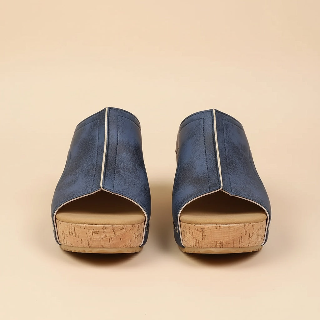 Noemí™ | Sandalia de cuña con suela cómoda – Elegante, fresca y sorprendentemente suave
