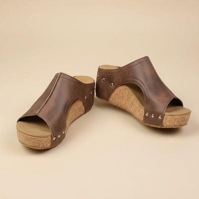 Noemí™ | Sandalia de cuña con suela cómoda – Elegante, fresca y sorprendentemente suave