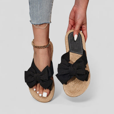 Noelí™ | Sandalia con lazo elegante – Para días de verano con estilo