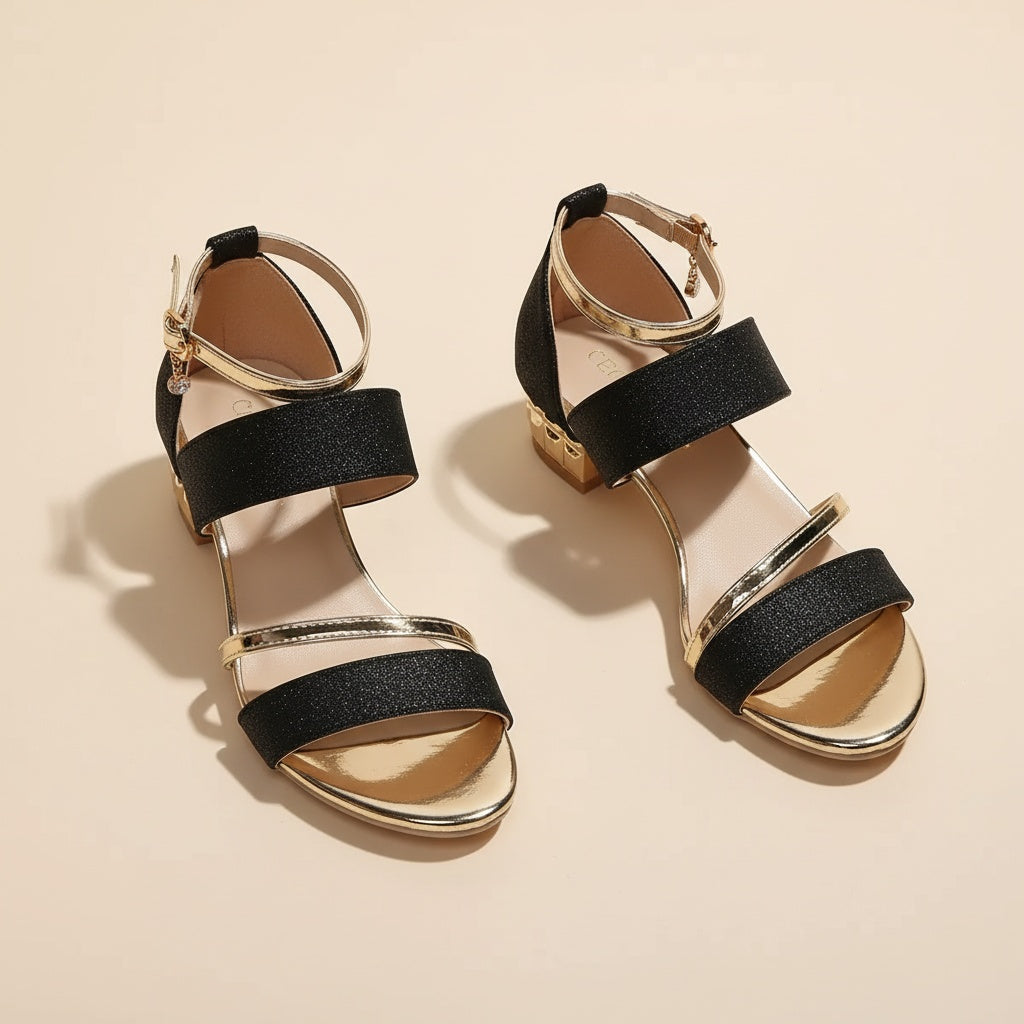 Reina™ | Sandalia elegante con tacón cómodo – Comodidad con cada paso