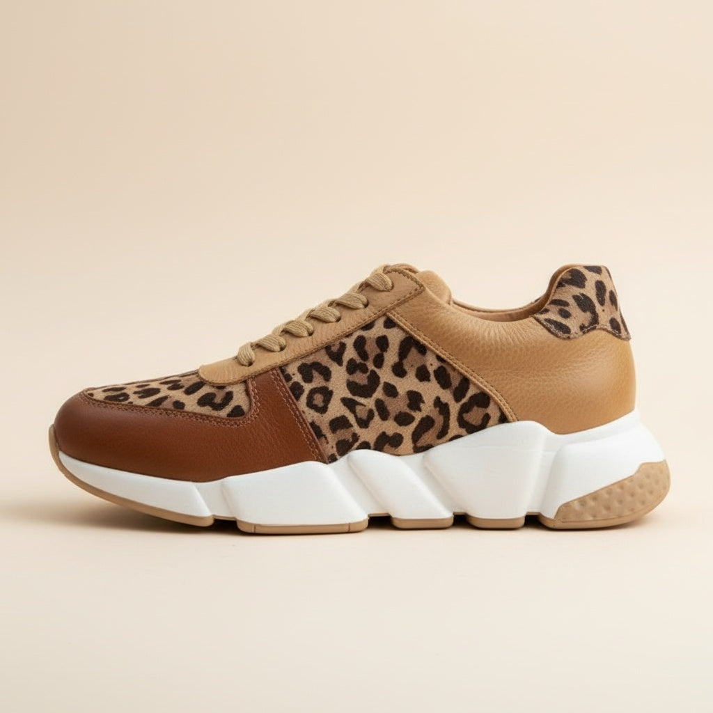 Runa™ | Zapatillas con estampado de leopardo – Ligeras, estilosas y transpirables