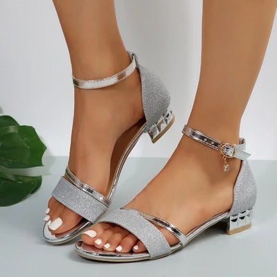 Reina™ | Sandalia elegante con tacón cómodo – Comodidad con cada paso