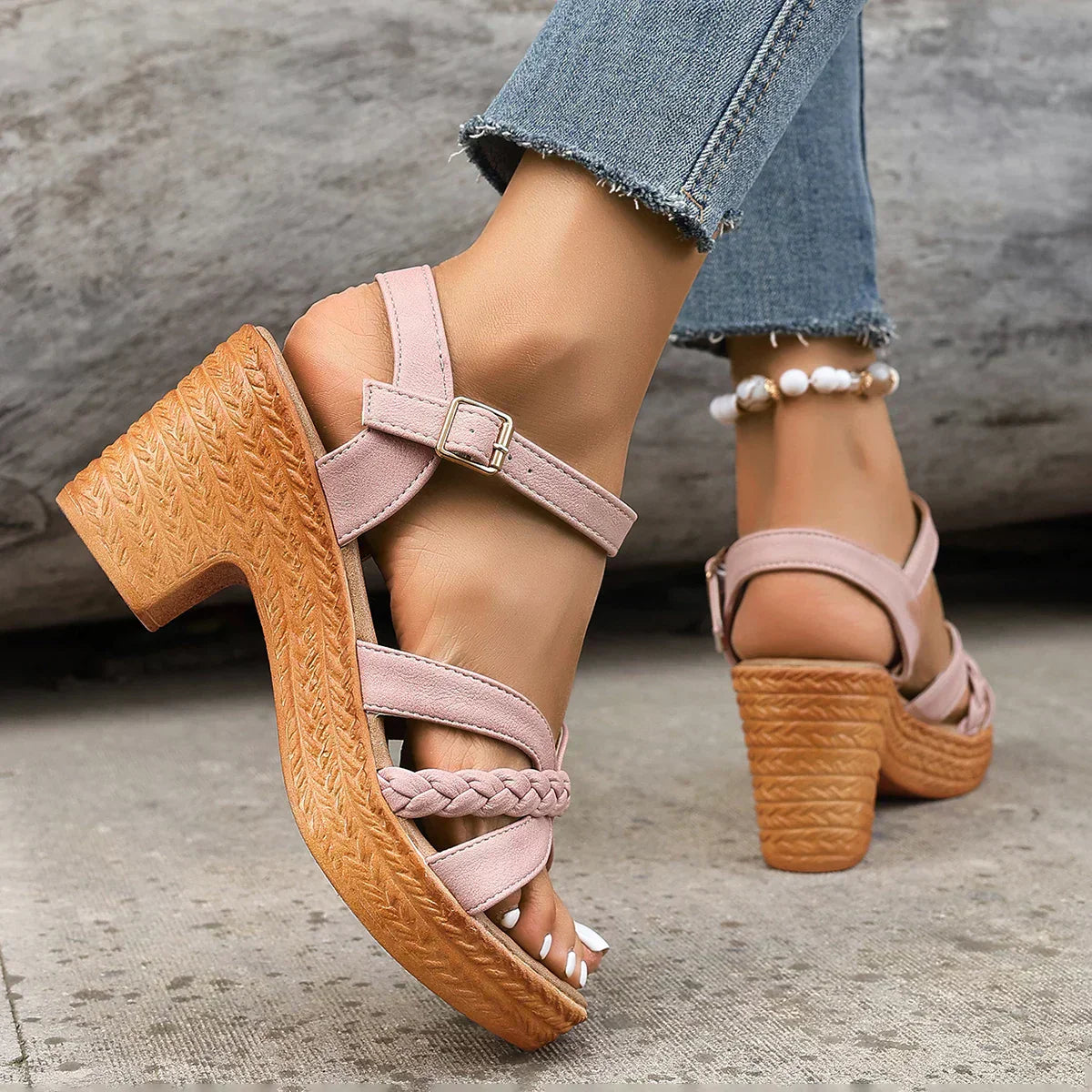 Senna™ | Tacón cómodo con diseño elegante – Suavidad, ligereza y estilo femenino