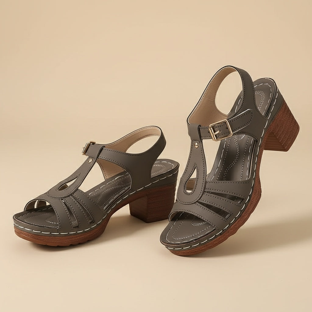 Tavina™ | Tacón ergonómico con detalles femeninos