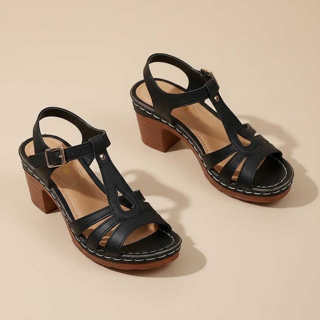 Tavina™ | Tacón ergonómico con detalles femeninos