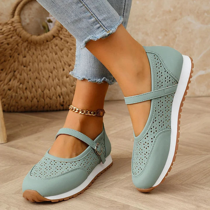 Amelina™ | Zapato de piel transpirable – Libertad y suavidad para tus pies