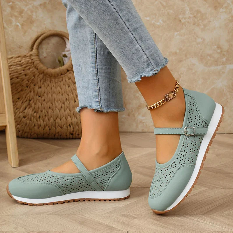 Amelina™ | Zapato de piel transpirable – Libertad y suavidad para tus pies