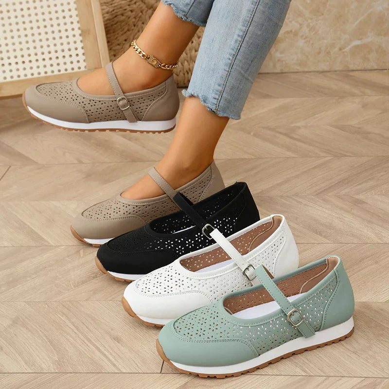 Amelina™ | Zapato de piel transpirable – Libertad y suavidad para tus pies
