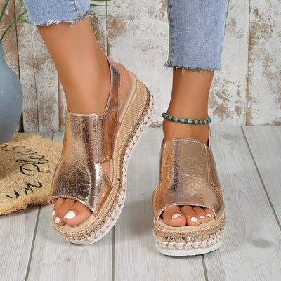 Mylène™ | Sandalia ortopédica con tacón cómodo y elegante