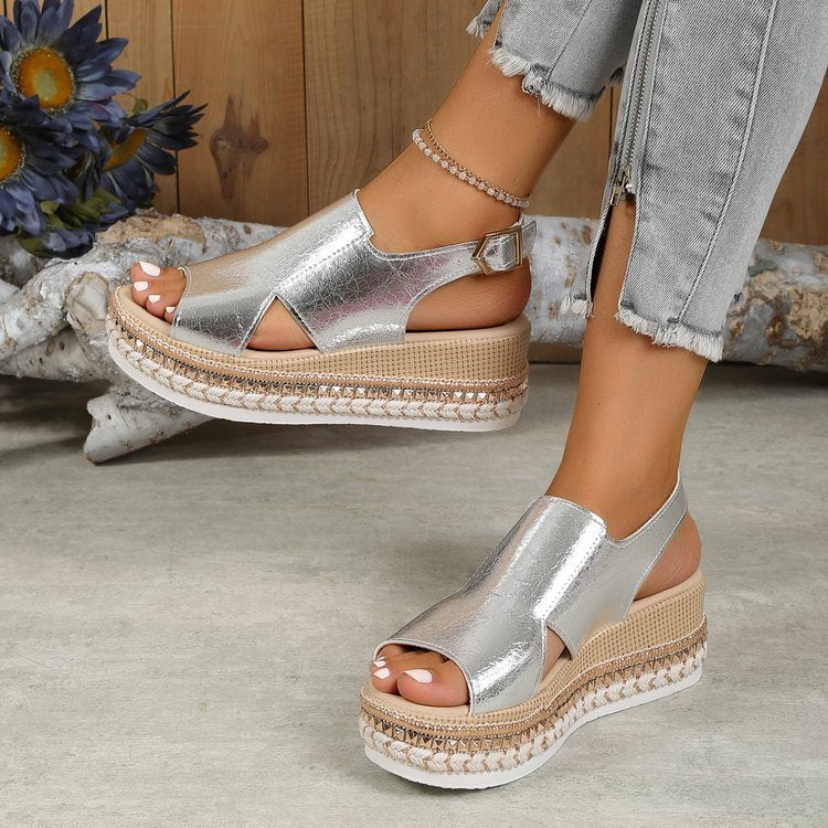 Mylène™ | Sandalia ortopédica con tacón cómodo y elegante